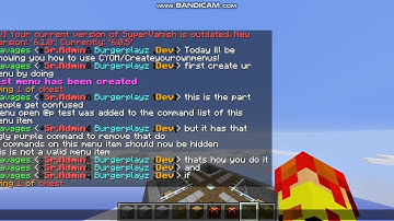 How to use Createyourownmenus I Minecraft server tutorial