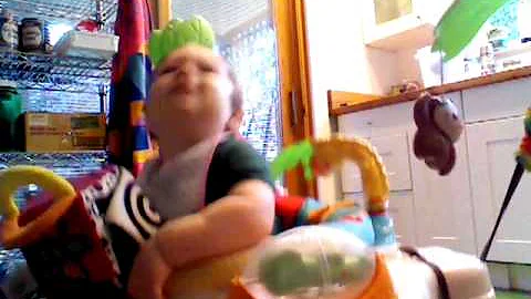 Clara Grace in bouncer