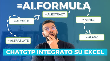 Excel 2.0: Ottieni Risultati Sorprendenti con ChatGPT Integrato!