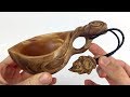 Evish coffee cup wood carving | kuksa carving