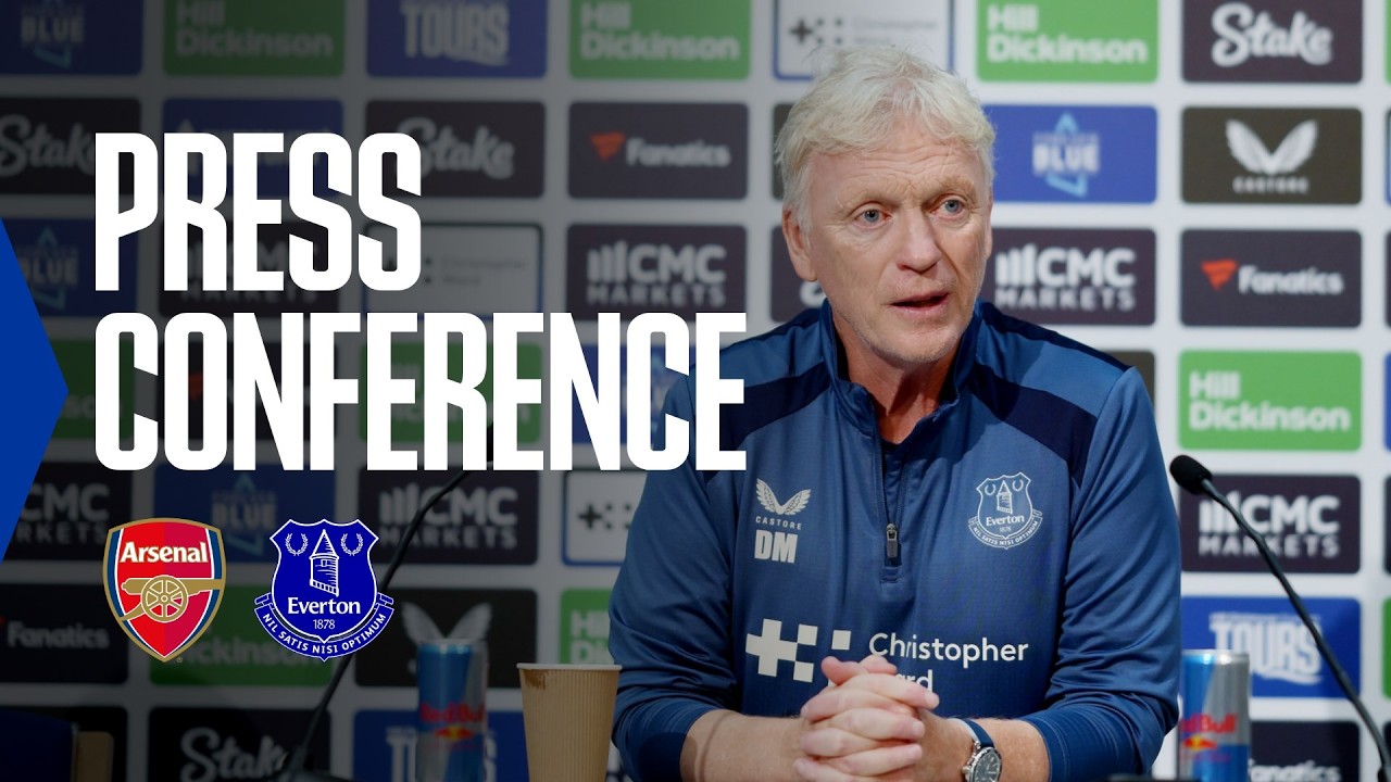 ARSENAL V EVERTON | David Moyes' Premier League press conference
