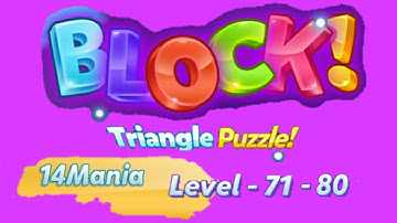 Block Triangle Puzzle | 14Mania Level 71-80
