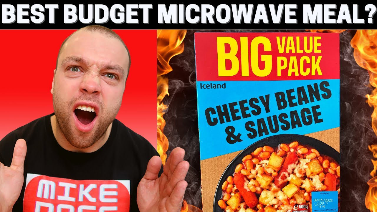 Best budget microwave meal? Cheesy Beans & Sausage | Iceland Food