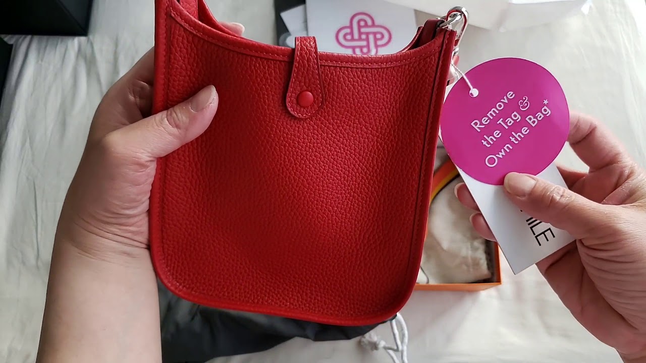 UNBOXING my First HERMES Bag of the Day 44: Evelyne III TPM e Rogue  Casaque Taurillon Clemence 