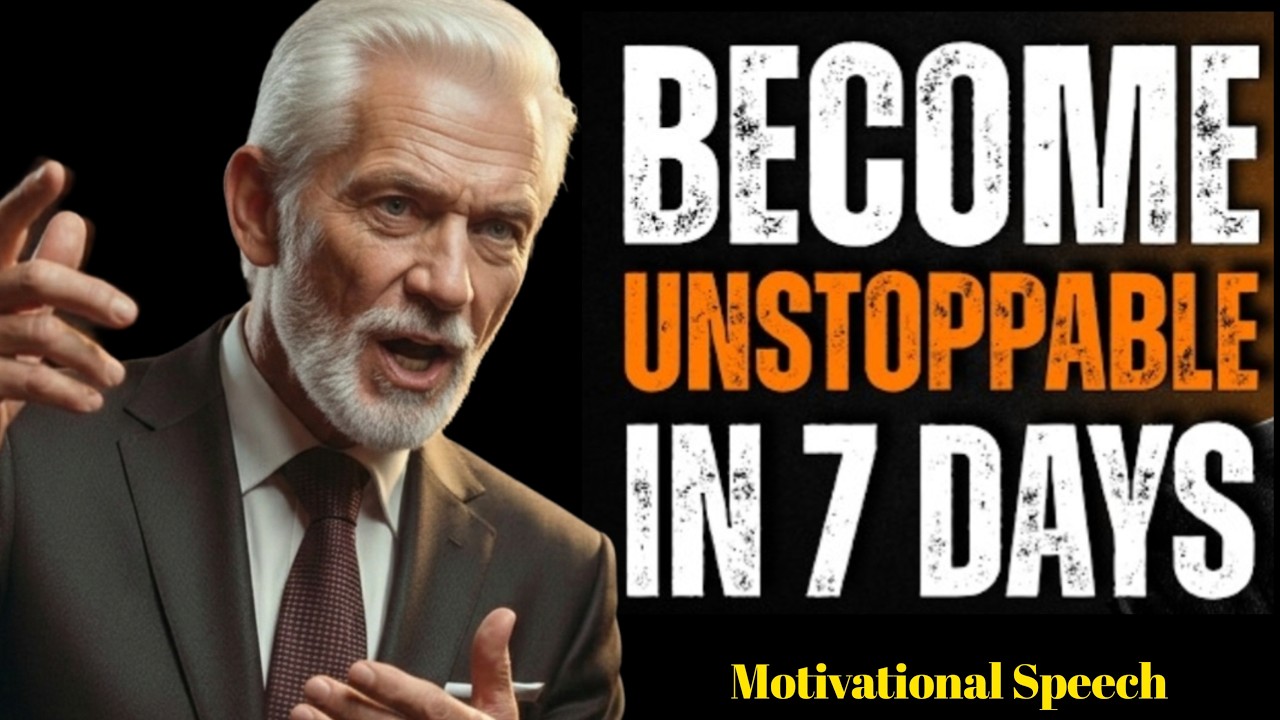 BECOME UNSTOPPABLE IN 7 DAYS | MOTIVATINOL SPEECH |  IN 7 DAYS