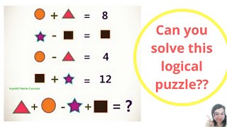 Can you solve this logical puzzle? Brain teasers!! Viral math puzzle!!