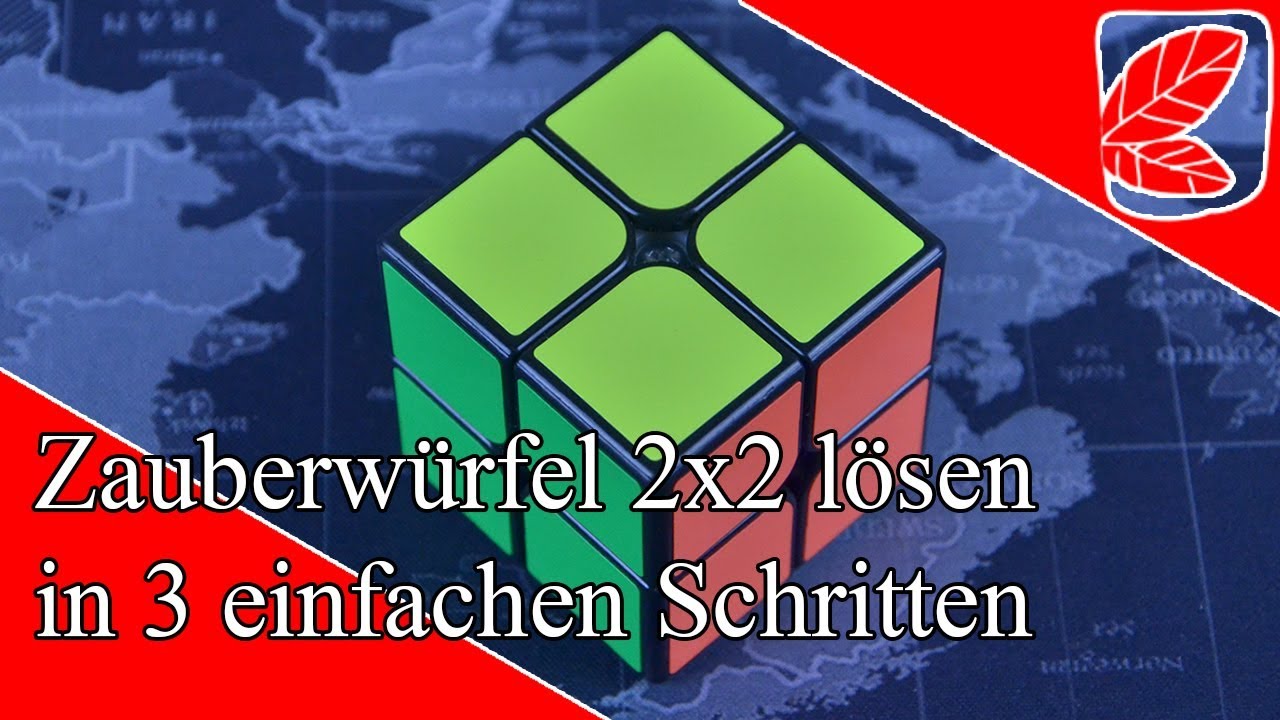 Zauberwürfel 2x2 lösen in 3 Schritten (Deutsch) - YouTube