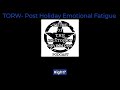 TORW- Post Holiday Emotional Fatigue