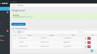 Sistem HMMN Tutorial menu Data Pengeluaran