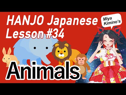 【Japanese Lesson】Animals - 動物【HANJO】