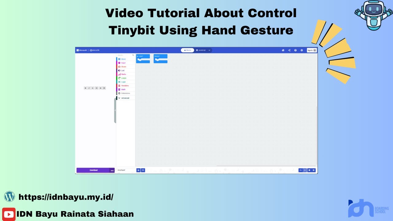 Video Tutorial About Control Tinybit Using Hand Gesture - YouTube