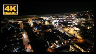 Reñaca by Night in 4K ✨ | Aerial View of Chile's Coastal Lights 🌊🌃