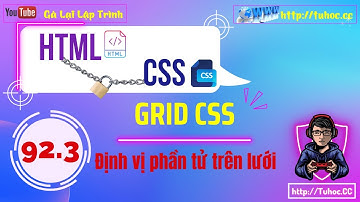 92.3 Chỉ định vị trí cụ thể cho các phần tử trong Grid CSS - Hướng dẫn chi tiết