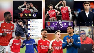 ARSENAL 5 CHELSEA 0. POCH OUT, KAI HAVERTZ DRAG CHELSEA. WHAT HAPPENED IN THE....