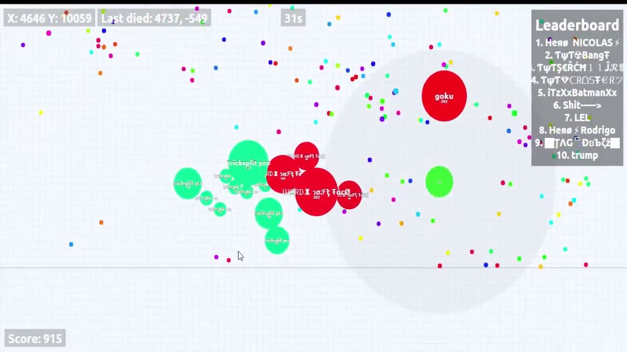 Fake Tricksplit! Agario