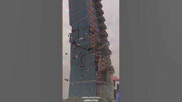 Teardown Game: Annihilating a Skyscraper with a Laser Gun! | Satisfying Destruction Gameplay!