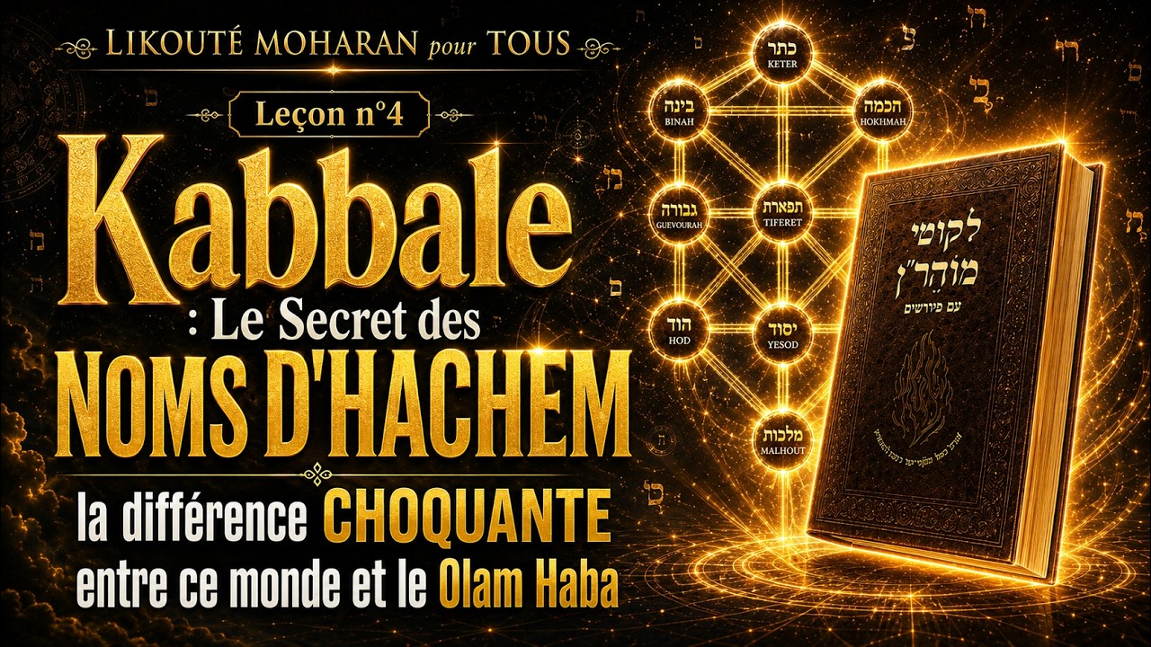 🔑 #kabbale : le secret des Noms d’HACHEM ✨ | Likouté Moharan Leçon 4 - Rav Chlomo Valensi