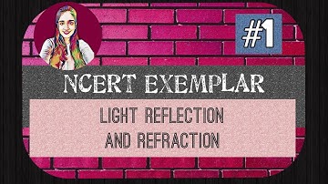 NCERT Exemplar- Light Reflection and Refraction| CBSE Class 10| Physics Chapter 10|Khushi Arora