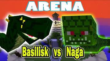 Minecraft Arena Battle Basilisk vs. Naga