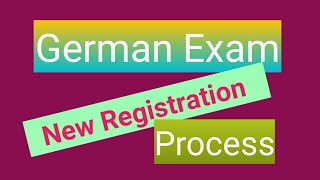 German exam Registration| New Process| Easy Process of Exam Registration| ADITYA Sharma| 2020