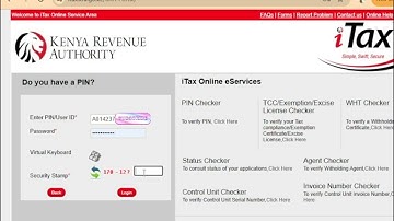 How to Reprint your KRA PIN CERTIFICATE on I-tax Portal
