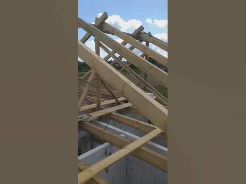 Крокви двоскатний дах - YouTube
