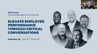 Manage 4 Performance Workshop: Elevate Employee Performance Through Critical Conversations