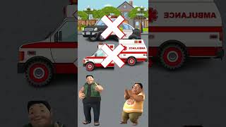 Denis Naik Mobil Polisi! #kartun #funny #shorts #viralshorts