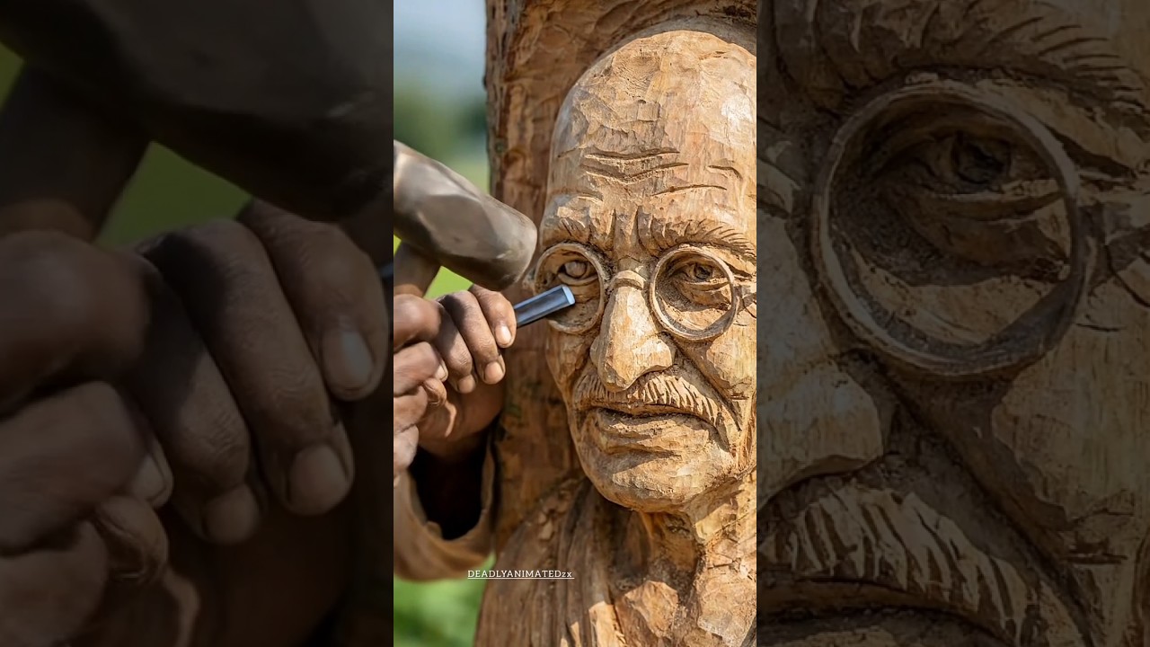 Mahatma Gandhi | The Beast Incarnate Wooden Sculpture 🔥 