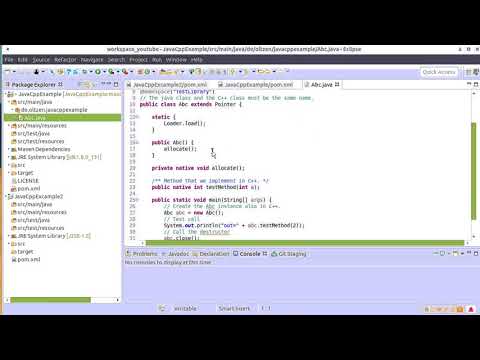 JavaCpp with Maven and Eclipse #001