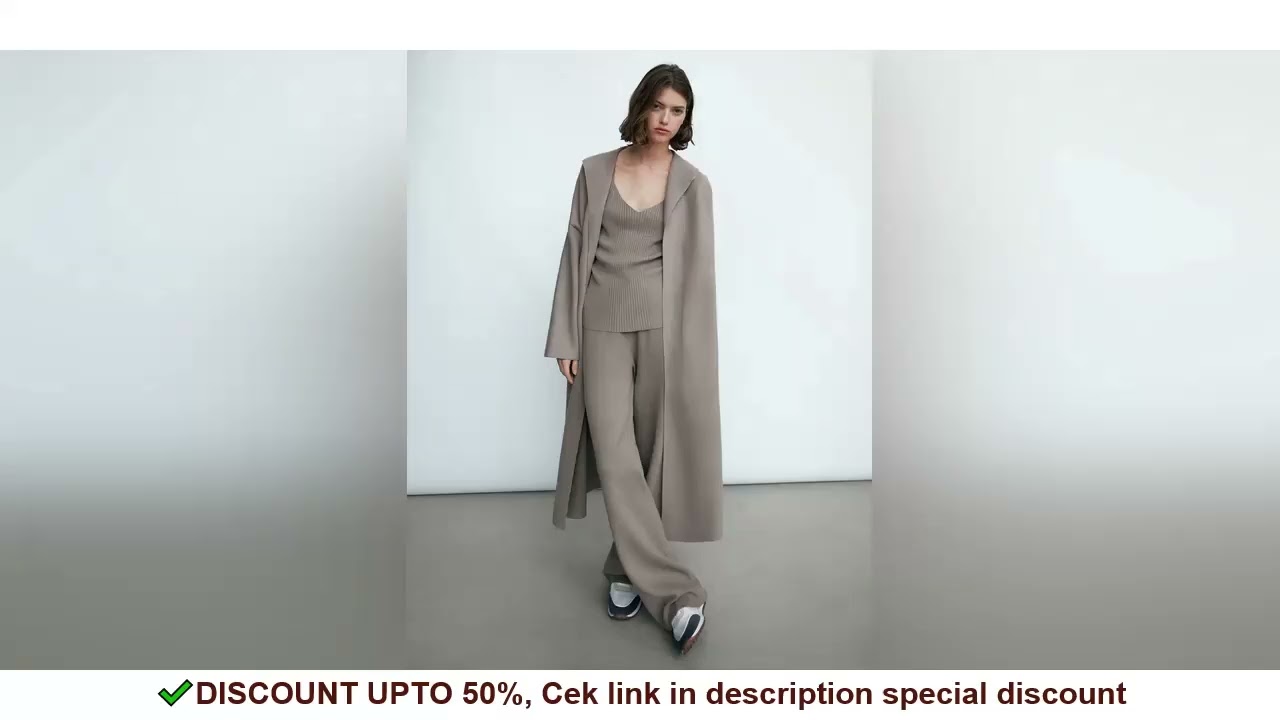 Ethereal MD 2025 massidutti autumn new style of Long hooded knit women's casual top cardigan