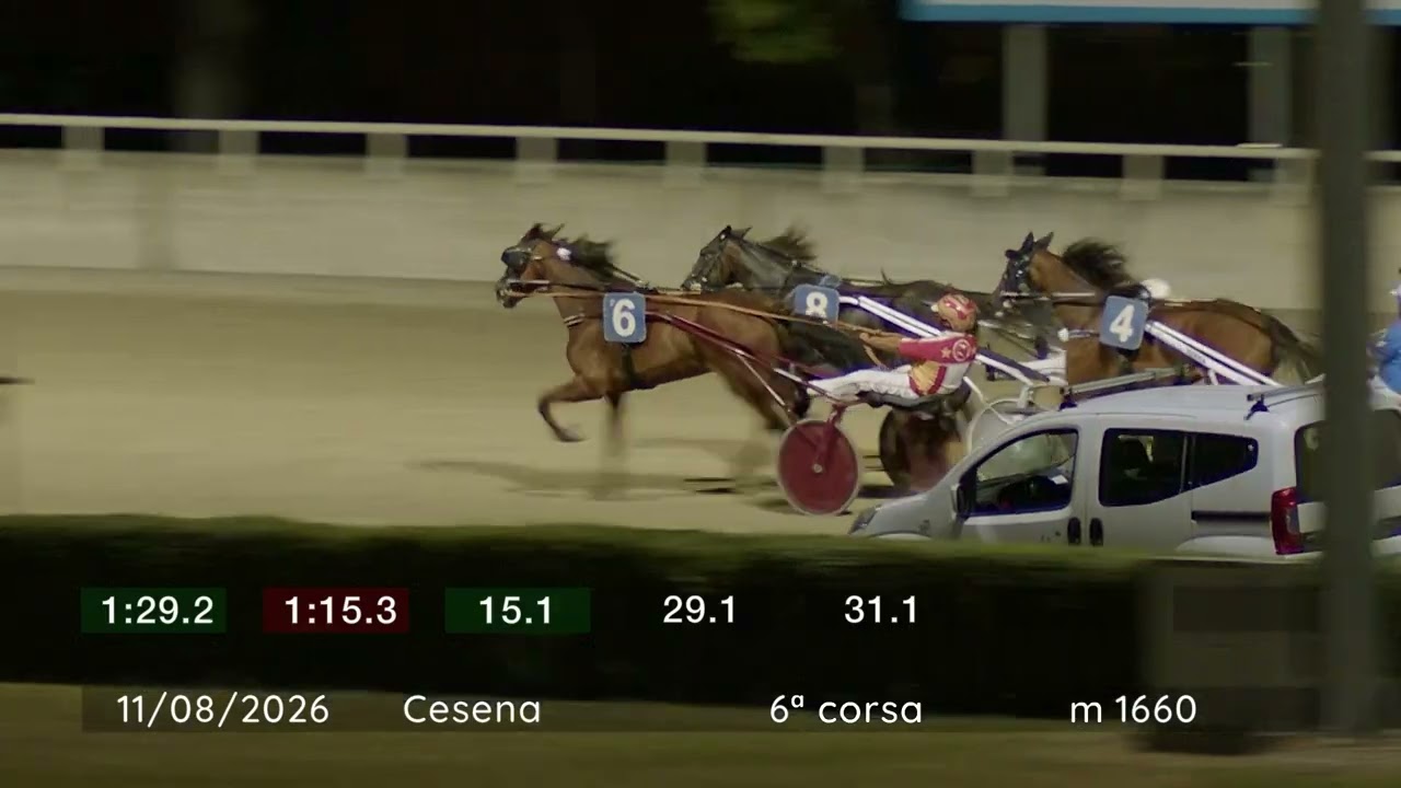 2026 08 11 | Corsa 6 | Metri 1660 | Premio Anffas Cesena E Polisportiva Anffas Cesena