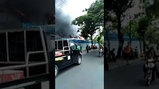 Kebakaran PT Naga Buana, Parangjoro, Grogol, Sukoharjo. Kamis, 15 November 2018
