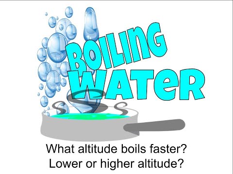 how long does water take to boil - Boiling Time of Water at Higher Altitudes