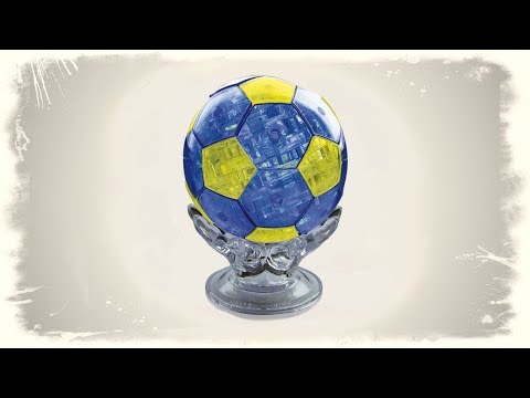 Крутой 3D пазл! СОБИРАЕМ Футбольный мяч с подсветкой 3D puzzle Football toy