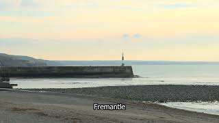 Abberystwyth | Ceredigion | Yellow Sky | Dusk | Wales | Fremantle stock footage |  E18R04 003 by ThamesTv 246 views 5 days ago 15 seconds