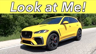 The Jaguar F-Pace SVR is a Beautiful Noise Maker