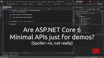 Are ASP.NET Core 6 minimal APIs just for demos?