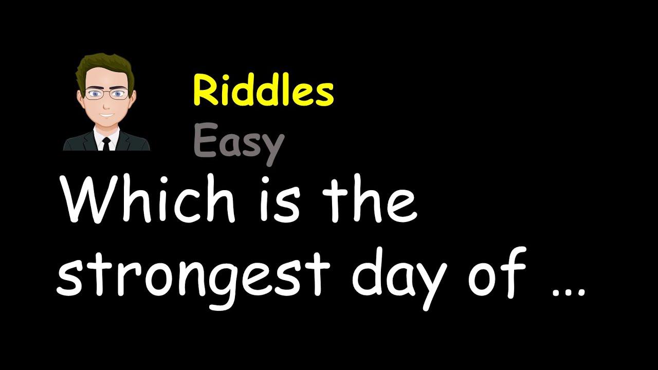 Which Is The Strongest Day Of The Week YouTube which-is-the-strongest-day-of-the-week-youtube