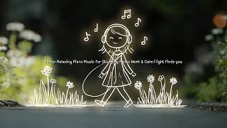 1 Hour Relaxing Piano Music for Studying Focus Work & Calm | light finds you