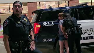 Arlington Police make ARREST at KROGER!!! 10-15 (Good Cops)