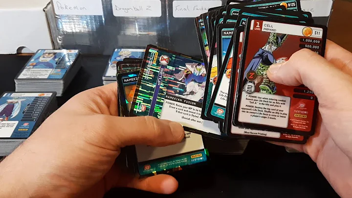 ASMR Dragonball Z Card Sorting, Gum Chewing and Mouth Sounds, No Talking