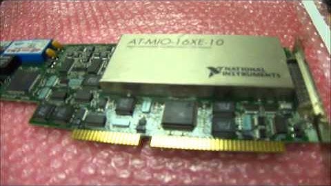 Vintage National Instruments 183225B-01 AT-MIO-16XE-10 Multifunction I/O Board