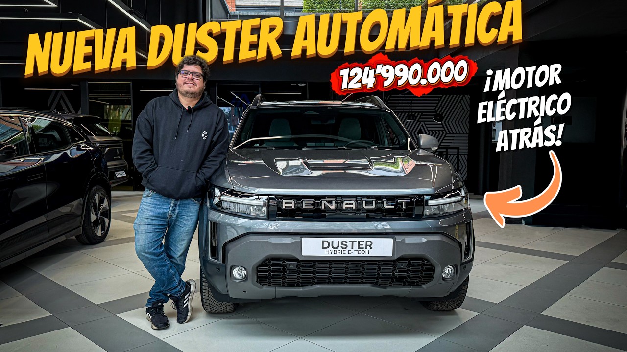 NUEVA Renault Duster E-Tech ⛽ ¿Motor eléctrico atrás y caja de doble embrague? 🔋