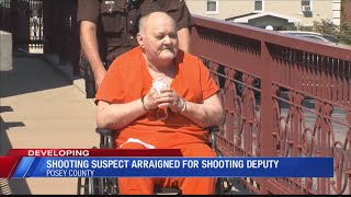 Suspect arraigned for shooting Posey County Sheriff's deputy