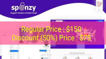 How to Buy Social Media Like FB Twitter Script Cheapest Price | Sponzy   Support Creators Content