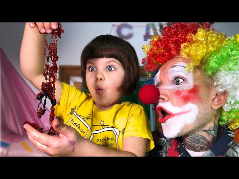 Лаборатория Полимерных Червяков 🤪👍LunaTop TV Развитие детей веселая семейка