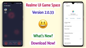 Realme UI Game Space 2.0.33 - What
