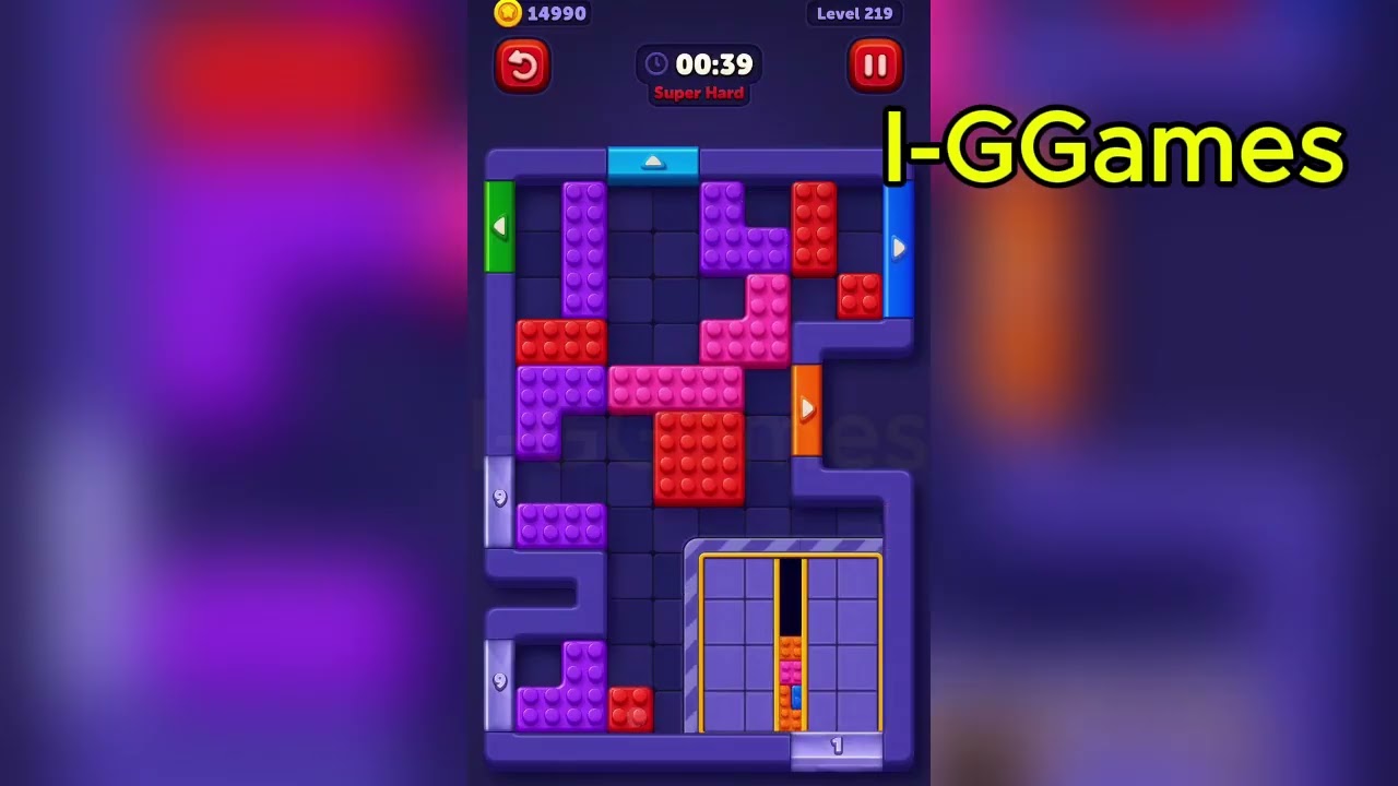 Block Out Level 219 Walkthrough - YouTube