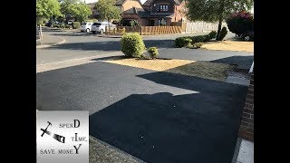 Amazing transformation!!! How to repair and revive a tarmac driveway. The complete DIY guide